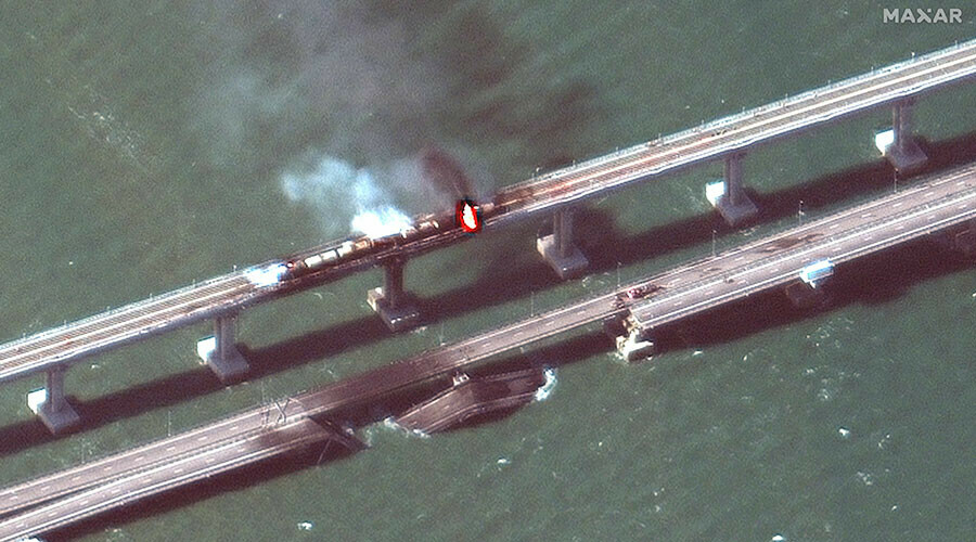 Rusya'da Kerç Köprüsü'ndeki patlamayla ilgili 8 kişi gözaltına alındı