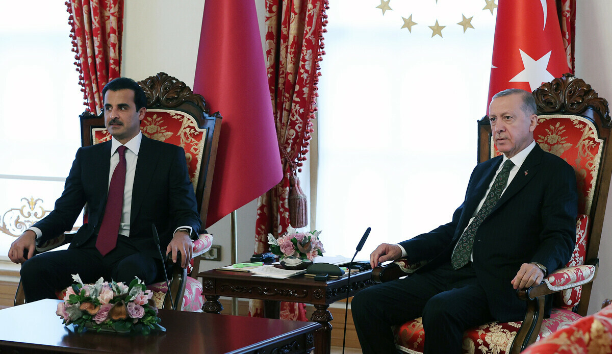 Cumhurbaşkanı Erdoğan, Katar Emiri Al Sani ile görüştü Cumhurbaşkanı Erdoğan, Katar Emiri Al Sani ile görüştü