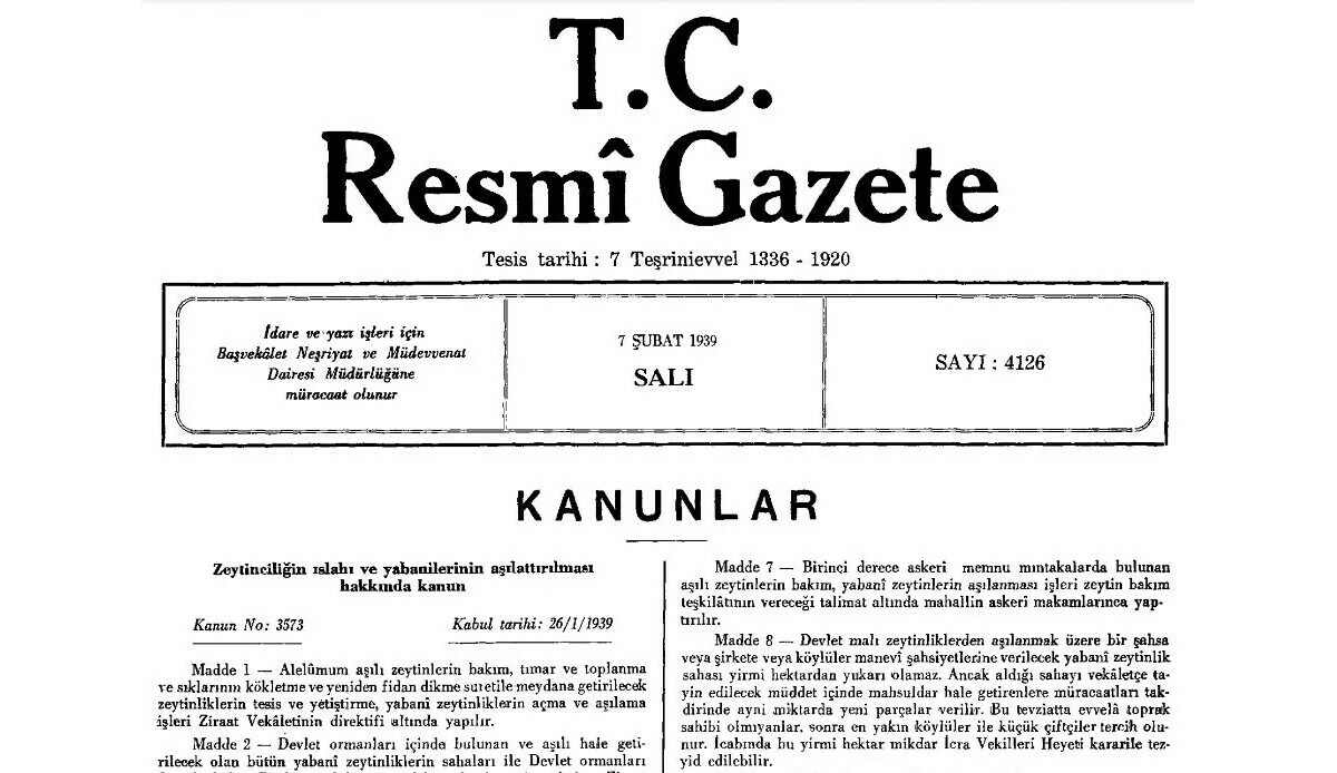 Zeytin Yasasında düzenleme ne getiriyor?