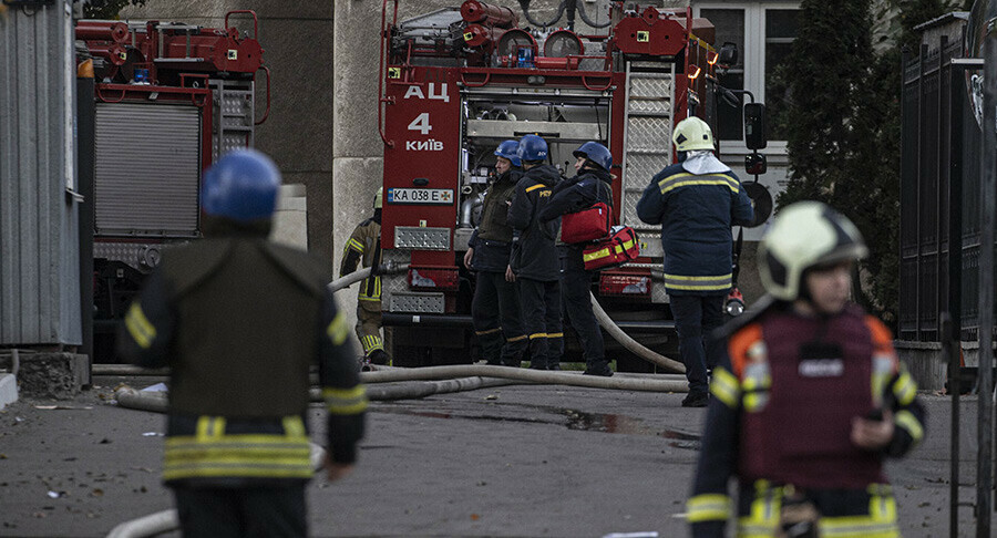 Ukrayna'nın başkenti Kiev'e insansız hava araçlarıyla saldırılar düzenleniyor Ukrayna'nın başkenti Kiev'e insansız hava araçlarıyla saldırılar düzenleniyor