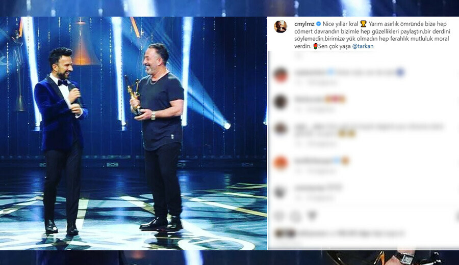 Tarkan 50 yaşına girdi, ilk kutlama Cem Yılmaz’dan geldi: “Nice yıllar kral” Tarkan 50 yaşına girdi, ilk kutlama Cem Yılmaz’dan geldi: “Nice yıllar kral”