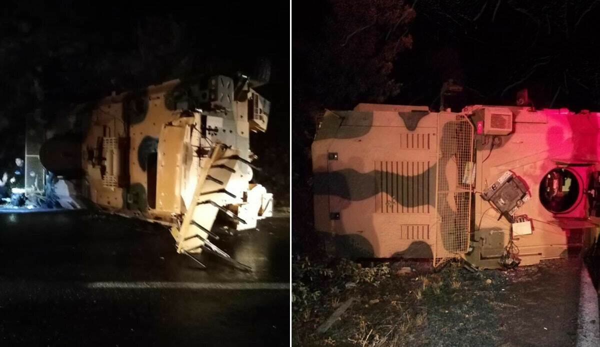Kahramanmaraş'ta askeri araç devrildi! Çok sayıda asker yaralı Kahramanmaraş'ta askeri araç devrildi! Çok sayıda asker yaralı