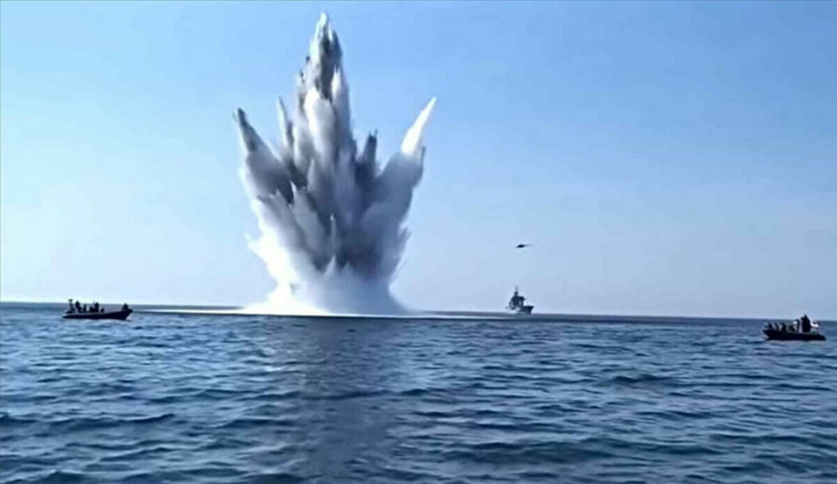Son dakika! Marmara'da Ukrayna mayını bulundu Son dakika! Marmara'da Ukrayna mayını bulundu