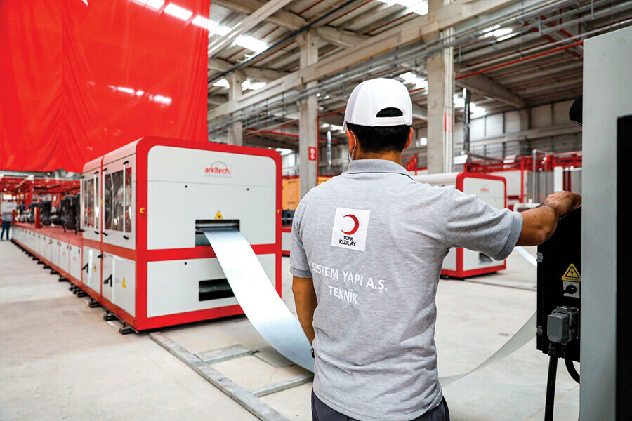 Vagon fabrikası Kızılay’a konteyner fabrikası oldu