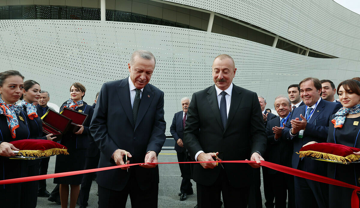 Zengilan Uluslararası Havalimanı tamamlandı! Cumhurbaşkanı Erdoğan ve Aliyev açılışını yaptı Zengilan Uluslararası Havalimanı tamamlandı! Cumhurbaşkanı Erdoğan ve Aliyev açılışını yaptı