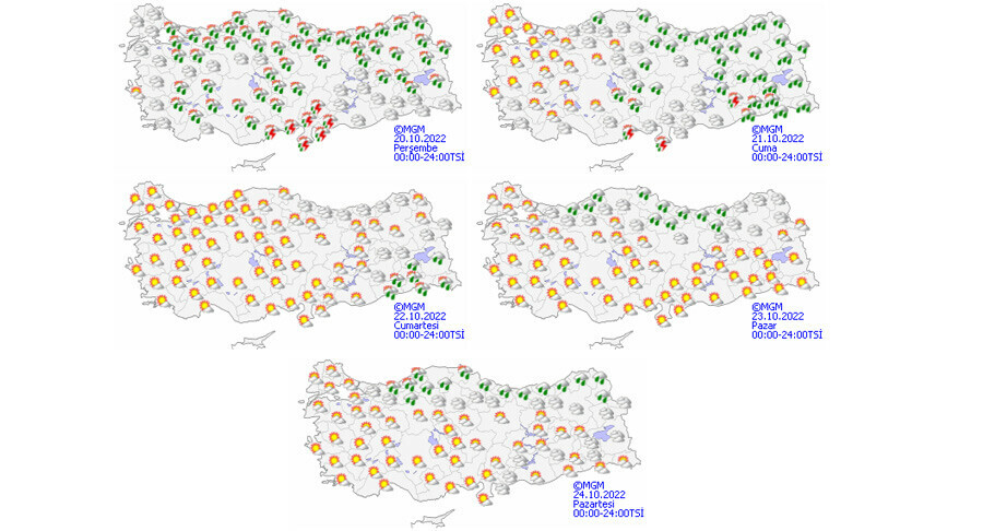 Meteoroloji uyardı! Bu geceden itibaren başlıyor: Buz gibi hava geliyor (20 Ekim 2022 hava durumu) Meteoroloji uyardı! Bu geceden itibaren başlıyor: Buz gibi hava geliyor (20 Ekim 2022 hava durumu)
