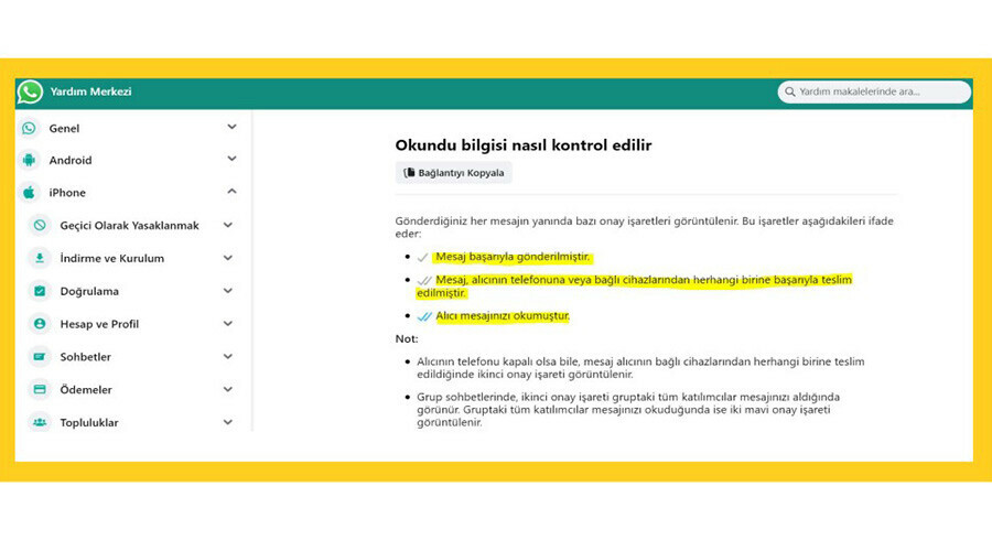 WhatsApp’ta ‘üç tik' okundu bilgisi günlerce konuşulmuştu... Cumhurbaşkanlığı İletişim Başkanlığından 'yalan haber' paylaşımı WhatsApp’ta ‘üç tik' okundu bilgisi günlerce konuşulmuştu... Cumhurbaşkanlığı İletişim Başkanlığından 'yalan haber' paylaşımı