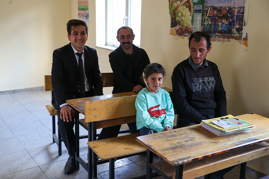 Mezranın tek öğrencisi Zilan için okul açıldı