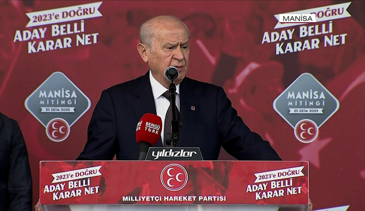 Son dakika! MHP lideri Devlet Bahçeli Manisa’da: Aday belirleyemeyen 6&#039;lı masaya sert sözlerle yüklendi