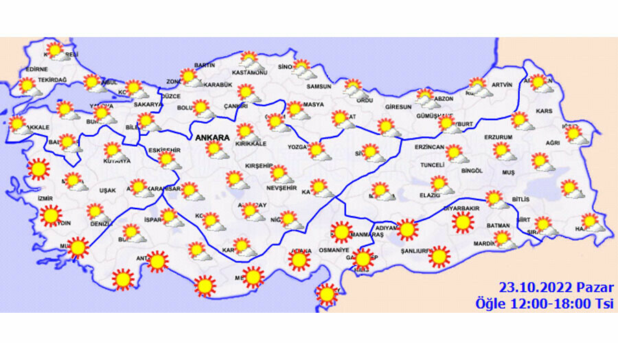 Meteoroloji’den 6 bölge için uyarı: Sis ve puslanmaya dikkat! (23 Ekim Pazar hava durumu)