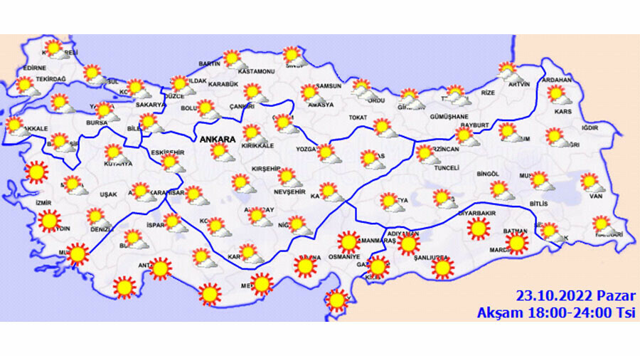 Meteoroloji’den 6 bölge için uyarı: Sis ve puslanmaya dikkat! (23 Ekim Pazar hava durumu)