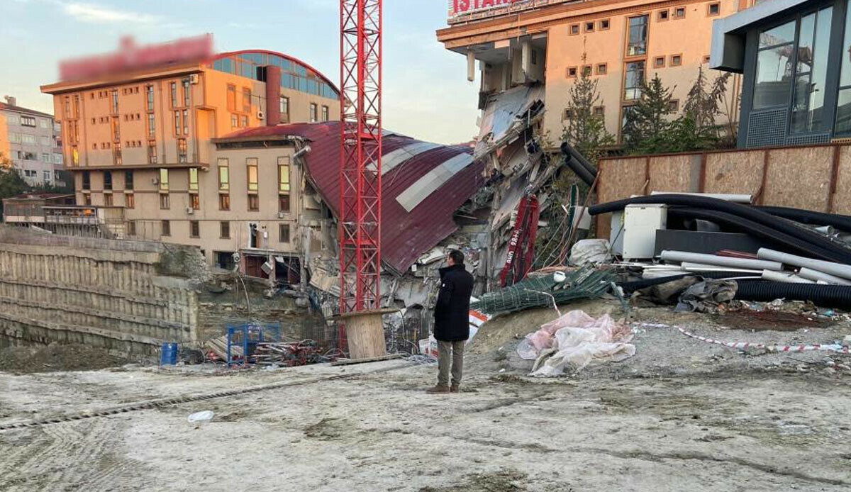 Küçükçekmece’de çöken binanın bilançosu gün ağarınca ortaya çıktı