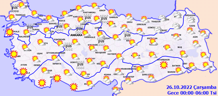 Yağışlı hava yerini güneşe bırakıyor: Sıcaklıklar 30 dereceyi bulacak (25 Ekim 2022 hava durumu)
