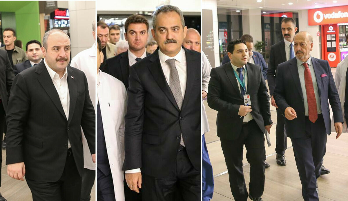 Bakanlar Özer, Varank ve Bilgin'den, Binali Yıldırım'a geçmiş olsun ziyareti Bakanlar Özer, Varank ve Bilgin'den, Binali Yıldırım'a geçmiş olsun ziyareti