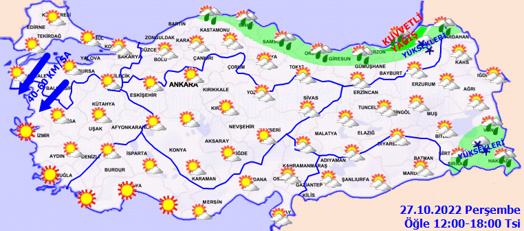 Bugün hava nasıl olacak? Meteoroloji uyardı: Yağmur, rüzgar, sis, kar geliyor… (27 Ekim 2022 hava durumu)