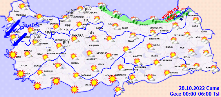Bugün hava nasıl olacak? Meteoroloji uyardı: Yağmur, rüzgar, sis, kar geliyor… (27 Ekim 2022 hava durumu)