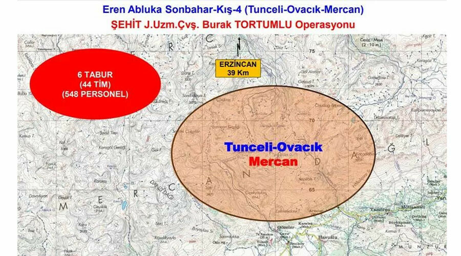 Son dakika... Tunceli'de Eren Abluka Sonbahar Kış-4 Operasyonu başladı