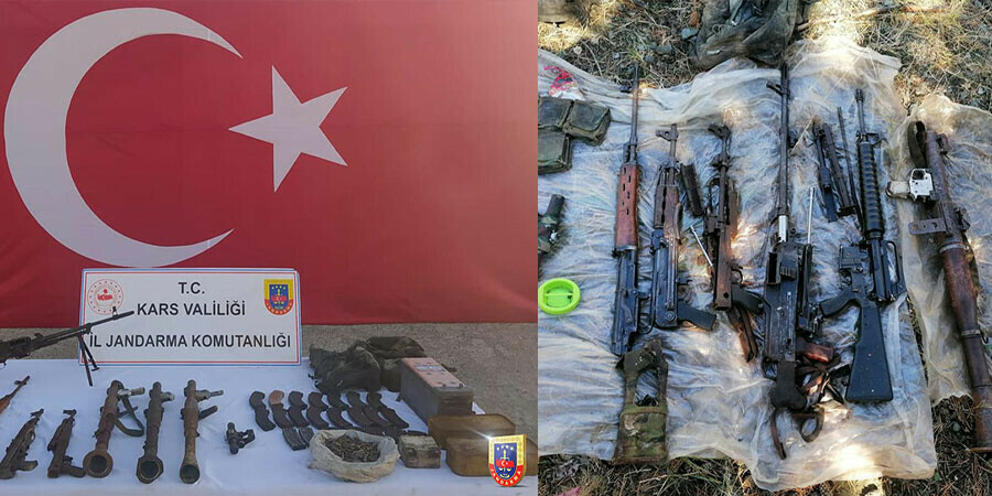 Teröre bir darbe de Kars'ta... 2 mağara ve 21 sığınak imha edildi Teröre bir darbe de Kars'ta... 2 mağara ve 21 sığınak imha edildi