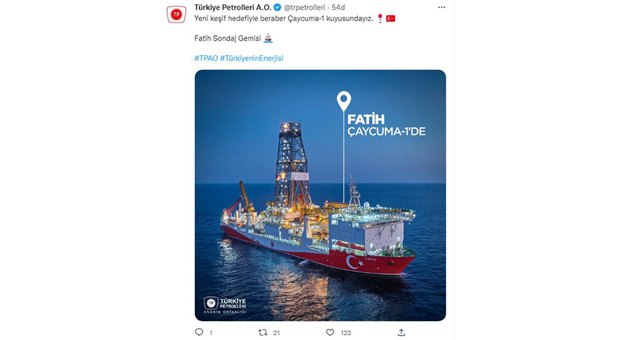 Fatih sondaj gemisi Çaycuma-1 kuyusunda: Hedef yeni keşif