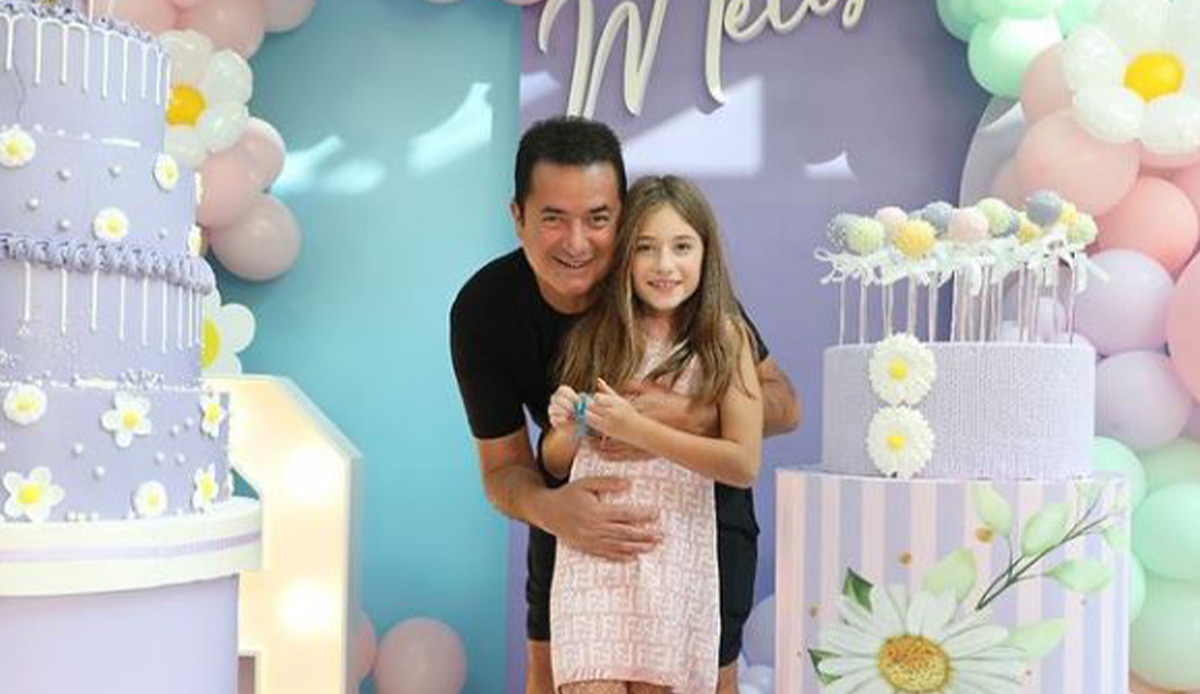 Acun Ilıcalı 9 yaşına giren kızıyla fotoğraf paylaştı: Melisa’nın pembe elbisesinin fiyatı olay oldu
