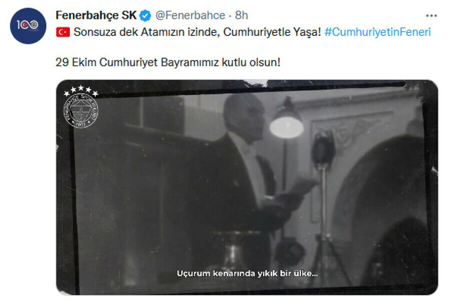 Spor camiasından 29 Ekim Cumhuriyet Bayramı mesajları Spor camiasından 29 Ekim Cumhuriyet Bayramı mesajları