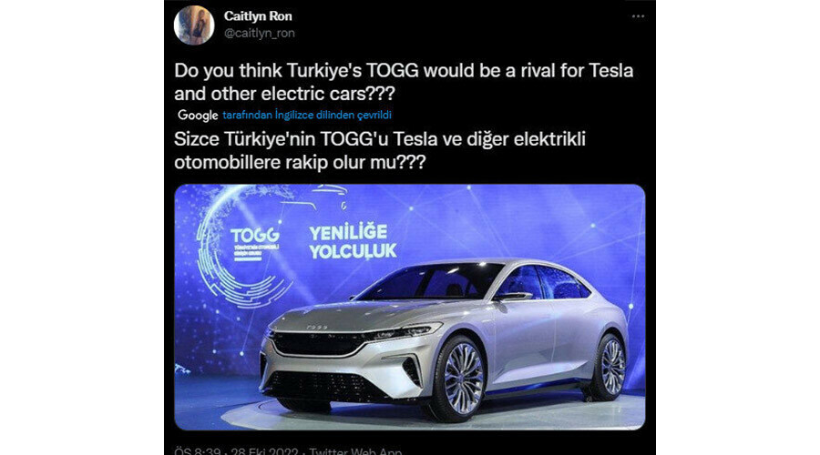Yerli otomobil Togg'a dünya basınından övgü! 'Çılgın Türkler geliyor'