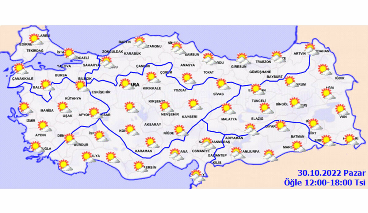 Meteoroloji’den Marmara'ya ve birçok ile sis uyarısı! (30 Ekim 2022 Pazar hava durumu raporu)