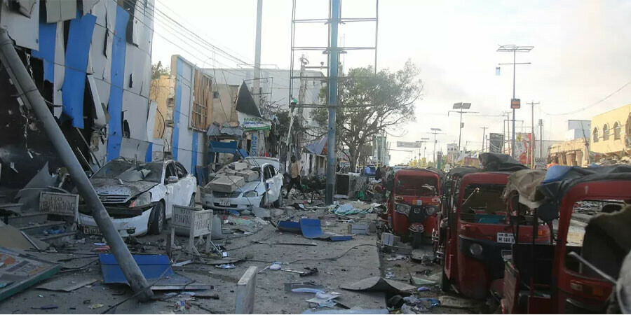 Cumhurbaşkanı Erdoğan'dan Somali Cumhurbaşkanı Mahmud'a taziye telefonu