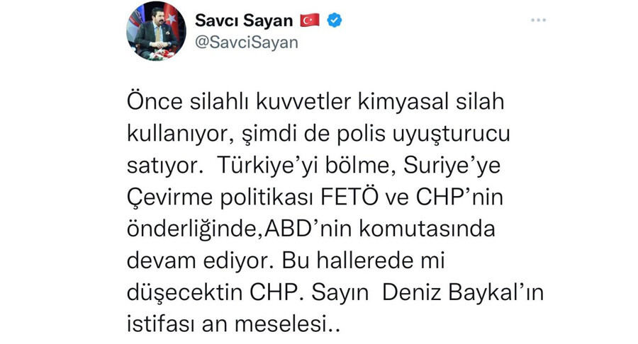 Savcı Sayan’dan dikkat çeken Deniz Baykal iddiası: CHP’den istifası an meselesi
