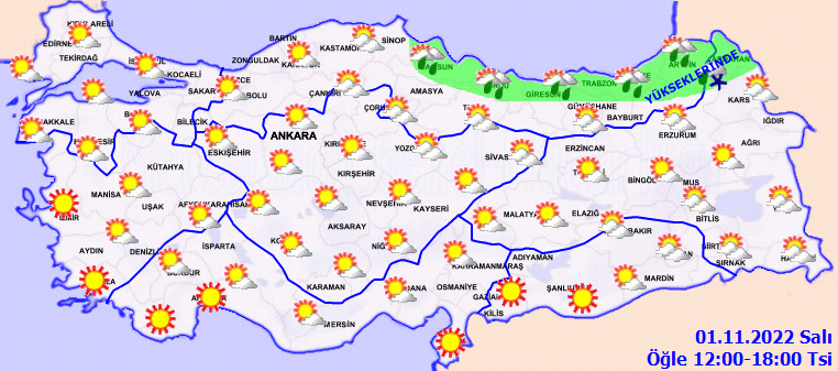 Kasım’ın ilk günü hava nasıl? Meteoroloji uyardı: Heyelan, sel, su baskınına dikkat! (1 Kasım 2022 hava durumu)