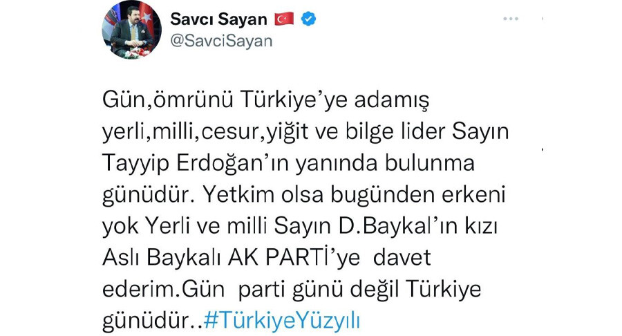 Savcı Sayan’dan dikkat çeken Deniz Baykal iddiası: CHP’den istifası an meselesi