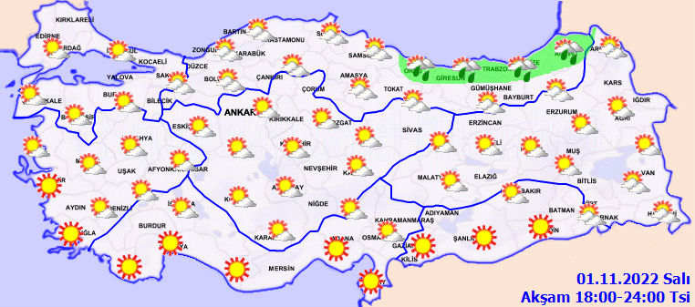 Kasım’ın ilk günü hava nasıl? Meteoroloji uyardı: Heyelan, sel, su baskınına dikkat! (1 Kasım 2022 hava durumu)