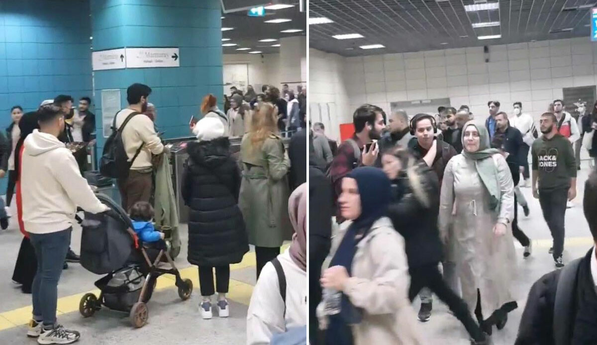 Son dakika... Üsküdar Marmaray'da yanlış alarm paniği: Seferler durduruldu, yolcular peron dışına alındı Son dakika... Üsküdar Marmaray'da yanlış alarm paniği: Seferler durduruldu, yolcular peron dışına alındı