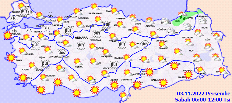 Bugün hava nasıl olacak? Meteoroloji il il uyardı: Sağanak ve kar geliyor… (3 Kasım 2022 hava durumu)