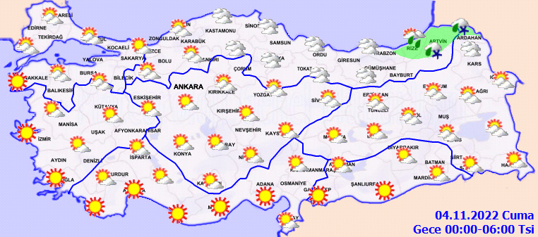 Bugün hava nasıl olacak? Meteoroloji il il uyardı: Sağanak ve kar geliyor… (3 Kasım 2022 hava durumu)