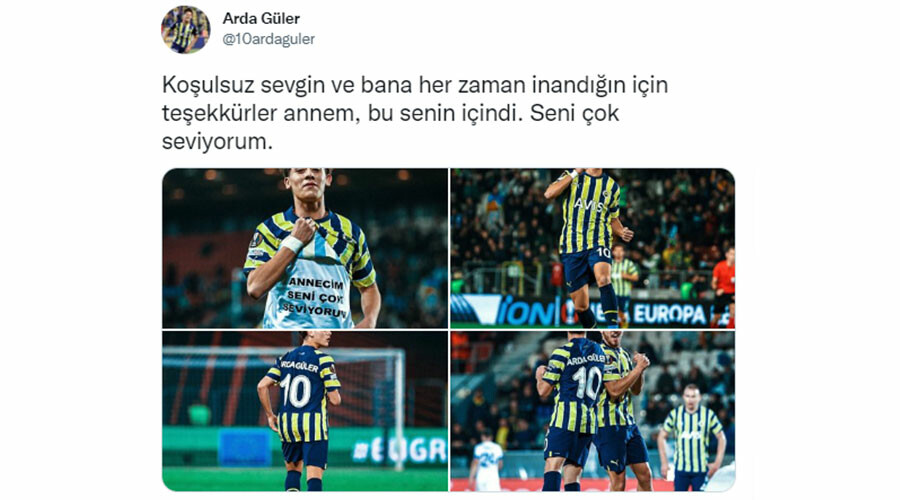 Arda Güler’in jestine annesinden duygulandıran cevap: Binlerce beğeni aldı! Arda Güler’in jestine annesinden duygulandıran cevap: Binlerce beğeni aldı!