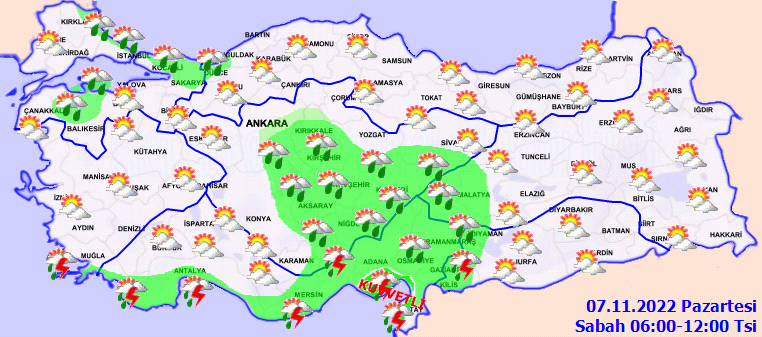 Meteoroloji’den 19 ile uyarı: Kışlıkları çıkarın, sıcaklıklar 8 dereceye kadar düşüyor (7 Kasım 2022 hava durumu raporu)