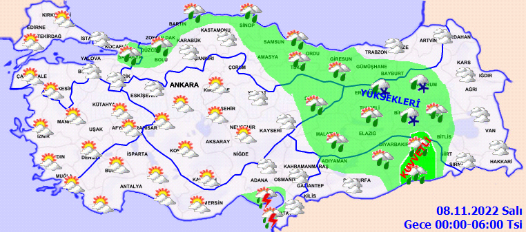 Meteoroloji’den 19 ile uyarı: Kışlıkları çıkarın, sıcaklıklar 8 dereceye kadar düşüyor (7 Kasım 2022 hava durumu raporu)