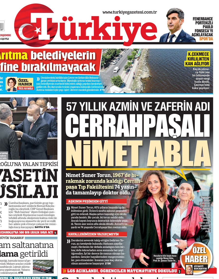 Nimet Abla ödül getirdi