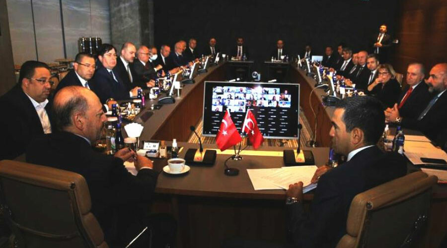 Çalışma Bakanı Vedat bilgin TİSK heyeti ile görüştü