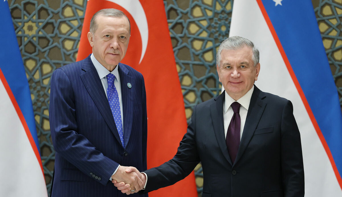 Özbekistan'dan Cumhurbaşkanı Erdoğan’a devlet nişanı! Özbekistan'dan Cumhurbaşkanı Erdoğan’a devlet nişanı!