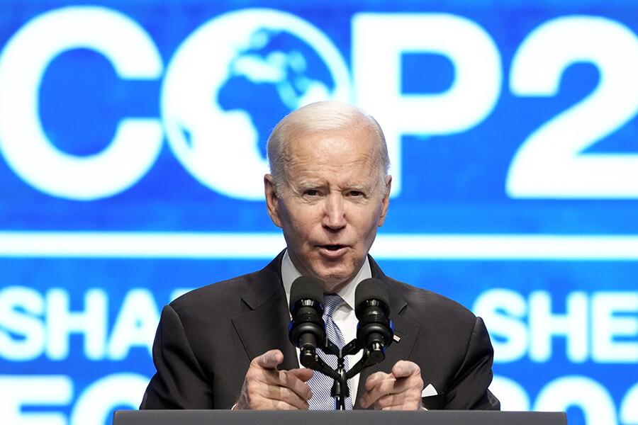 Biden'a Mısır'da şok! İklim Zirvesi'nde konuşmasını yarıda kesti Biden'a Mısır'da şok! İklim Zirvesi'nde konuşmasını yarıda kesti
