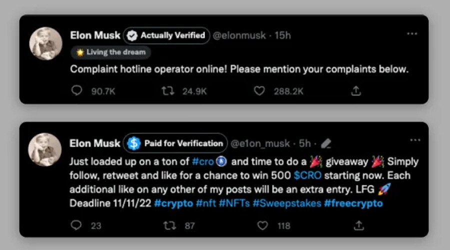 Twitter mavi tiki herkese sundu, taklitçi hesaplar akın akın çoğaldı: Twitter’da gerçek resmi hesaplar sahtelerinden nasıl ayırt edilir? Twitter mavi tiki herkese sundu, taklitçi hesaplar akın akın çoğaldı: Twitter’da gerçek resmi hesaplar sahtelerinden nasıl ayırt edilir?