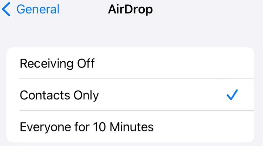 Apple’dan AirDrop’a güvenlik önlemi: ‘10 dakika herkes’ Apple’dan AirDrop’a güvenlik önlemi: ‘10 dakika herkes’