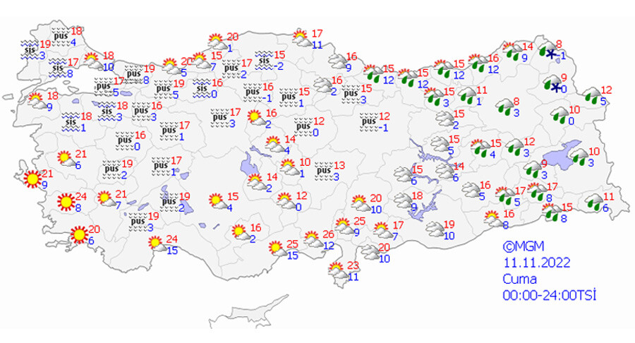 Dikkat! Meteoroloji uyardı... Kar yağışı etkisini gösterecek (11 Kasım 2022 hava durumu) Dikkat! Meteoroloji uyardı... Kar yağışı etkisini gösterecek (11 Kasım 2022 hava durumu)