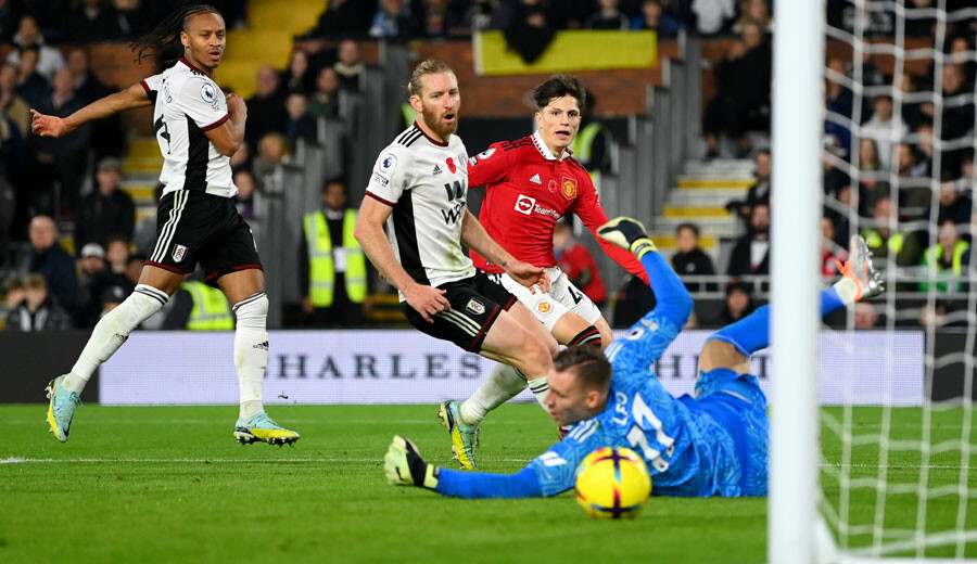 Alejandro Garnacho Fulham'ı da devirdi! Manchester United'ın yeni altın çocuğu