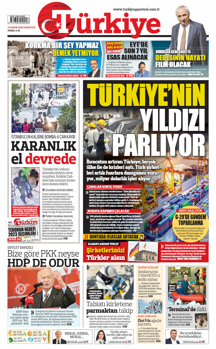 Son dakika haberi! İstiklal Caddesi'nde bombalı saldırı: 6 ölü, 81 yaralı Son dakika haberi! İstiklal Caddesi'nde bombalı saldırı: 6 ölü, 81 yaralı