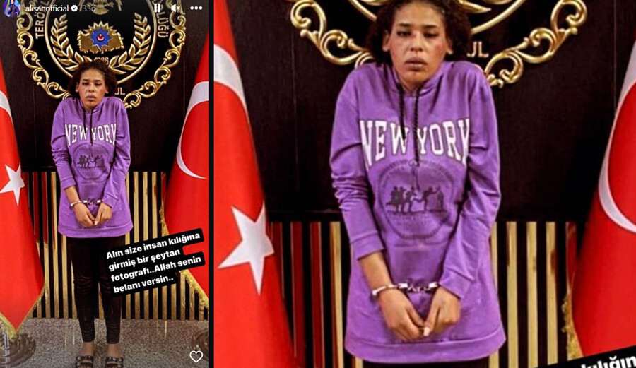 Alişan, İstiklal Caddesi’ni kana bulayan teröristin fotoğrafını paylaşıp ateş püskürdü Alişan, İstiklal Caddesi’ni kana bulayan teröristin fotoğrafını paylaşıp ateş püskürdü