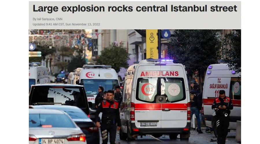 Taksim’de terör saldırısı! Dünya basını gelişmeleri anbean takip etti Taksim’de terör saldırısı! Dünya basını gelişmeleri anbean takip etti