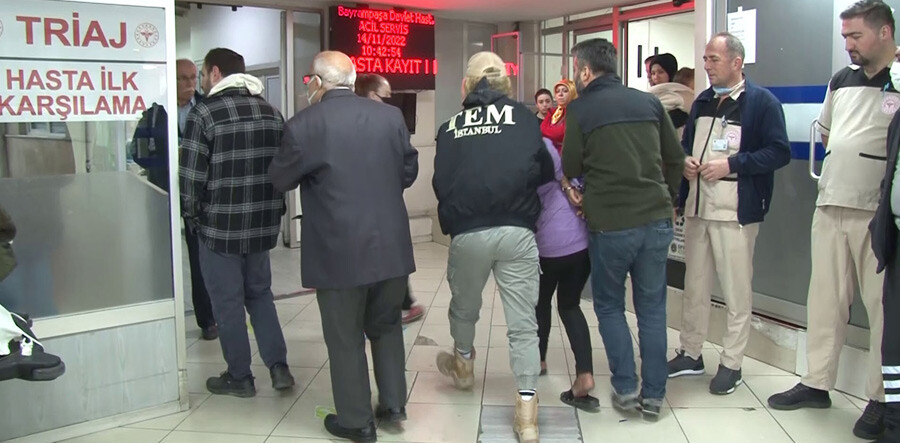 Taksim saldırısına ilişkin gözaltına alınan şüpheliler sağlık kontrolünden geçirildi Taksim saldırısına ilişkin gözaltına alınan şüpheliler sağlık kontrolünden geçirildi